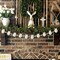 Easter Bunny Garland Decoration – Cute White Bunny with Wooden Beads, Rustic Rabbit Banner for Mantel, Fireplace, Farmhouse, Home & Office Indoor/Outdoor Spring Decor